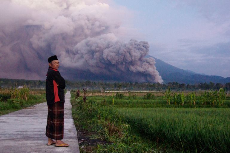 Watch: Indonesia's Semeru volcano spews giant ash clouds as it erupts