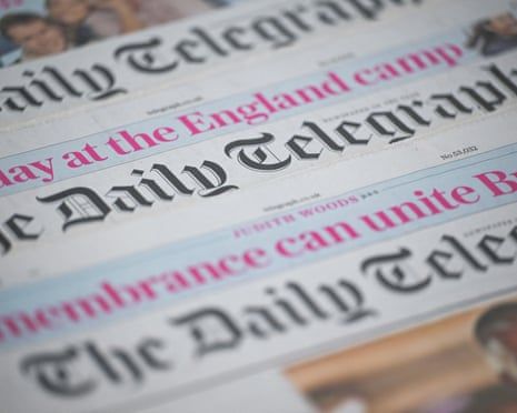 Daily Mail publisher agrees to buy Daily Telegraph for £500m