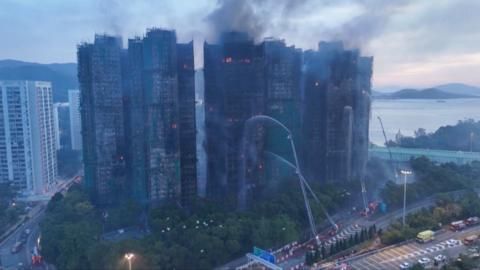 I am devastated': Hong Kong residents in disbelief after fire destroys blocks of flats
