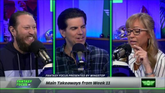 Last-minute pickups for Week 12: Target the Brissett-Wilson combo in Arizona