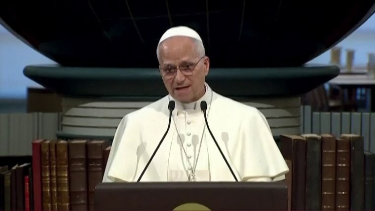 Pope Leo on first foreign trip says future of humanity at stake from conflict