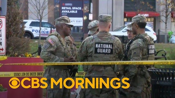 Watch: How the shooting of two National Guard members unfolded