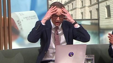 Watch: 'Mind-blowing' - BBC correspondents react as OBR releases Budget details early