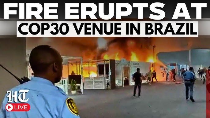 COP30 climate talks evacuated after fire breaks out