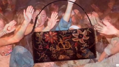 Fashion house Valentino criticised over 'disturbing' AI handbag ads