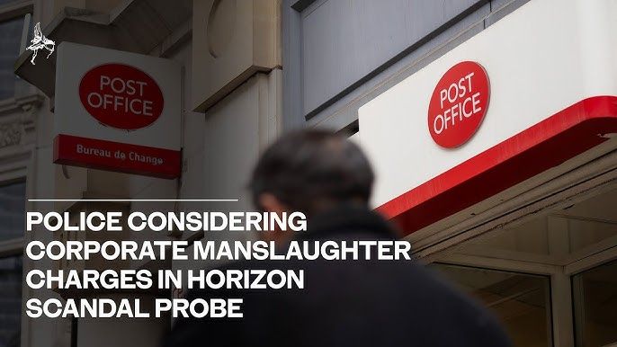 Police consider corporate manslaughter charges in Post Office scandal