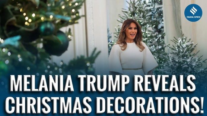 Watch: Melania Trump reveals Christmas decorations, Lego portrait of president