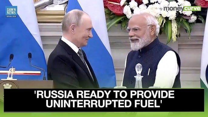 Putin says Russia ready to supply 'uninterrupted' fuel to India