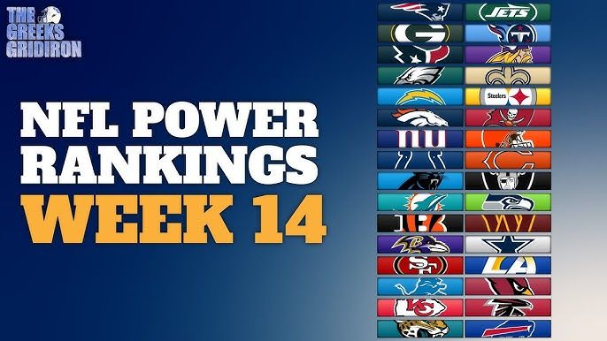 Rankings for Week 14