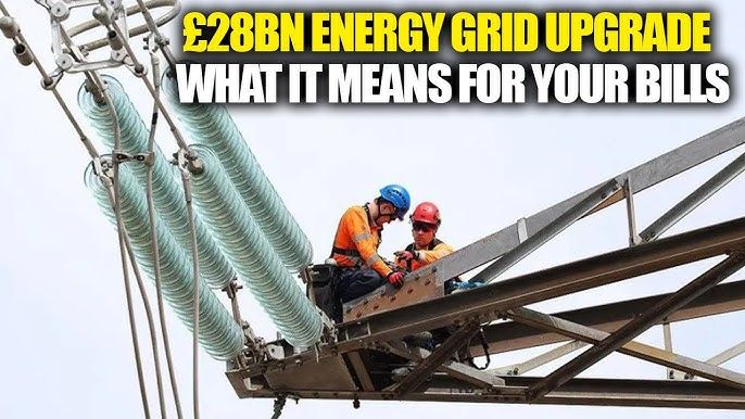Energy grid investment of £28bn to push up household bills