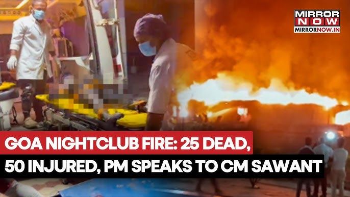 Staff and tourists among 25 killed in Goa nightclub fire