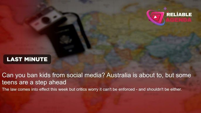 Can you ban kids from social media? Australia is about to, but some teens are a step ahead