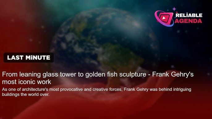 From leaning glass tower to golden fish sculpture - Frank Gehry's most iconic work
